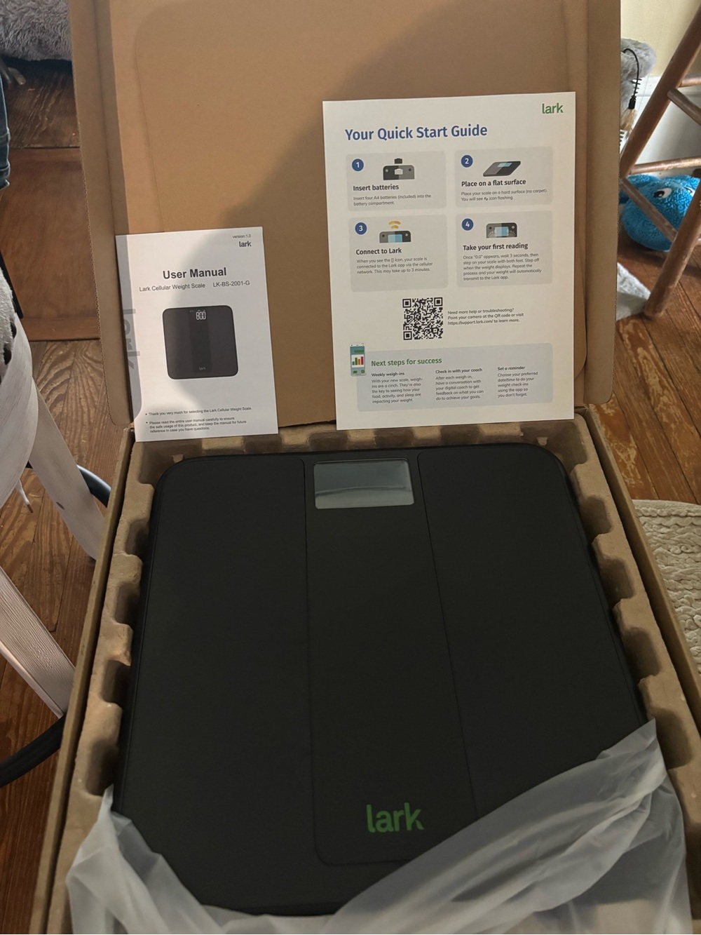 Lark Smart Body Scale - Black